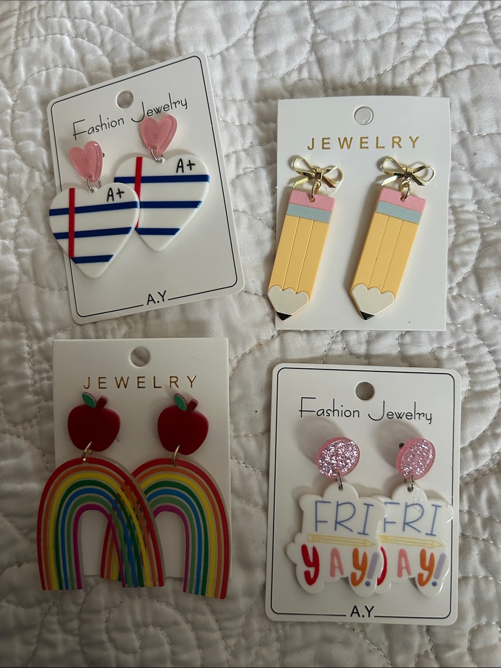 Back to School Teacher Earring Bundle